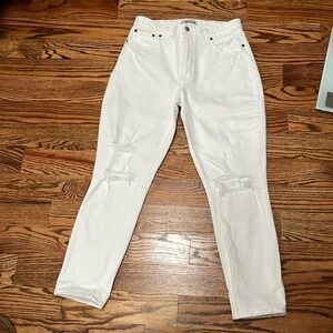 Abercrombie and fitch. The skinny high rise. Curve love jeans